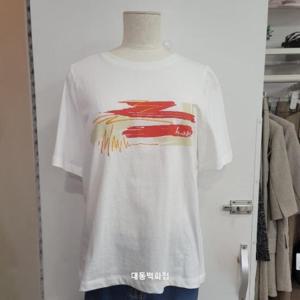 올리비아하슬러 DP01 페인팅 프린트 티셔츠 OHEMTS108