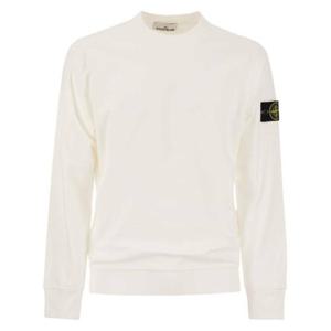 라프리마 스톤아일랜드 66060 올드 트리트먼트 Malfile 플리스 크루넥 Sweatshirt Regul