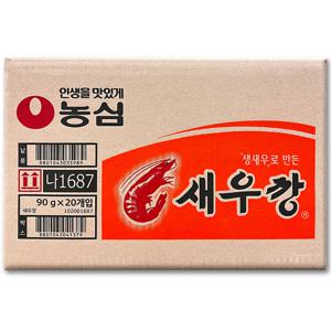 코스트코 농심 새우깡 1800g(90g x 20개) 과자 안주 스낵