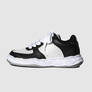 [국내배송] 미하라 야스히로 웨인 레더 스니커즈 남여A08FW706-BLK/WHT