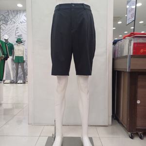 [까스텔바작]남성 블랙라인 원턱 반바지 BGEMPS301_BK_DJ_DJ