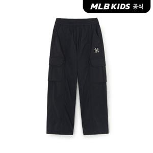[MLB키즈 공식] 25FW 스트릿 카고 스트레이트 팬츠 NY (Black) 7AWPB0454-50BKS