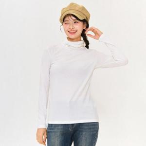 체이스컬트 동백01 여성 베이직 터틀넥 티 EFZG5154C