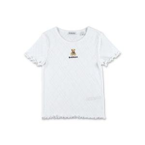 주니어 버버리 탑 8108566 A1464 Bianco