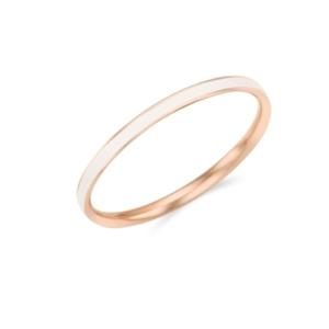 [로이드] 에폭시 화이트 미스링 반지 LRS21145G