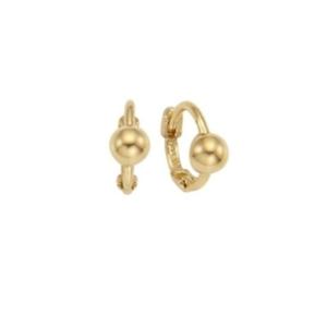 [로이드] 7mm 데일리 골드 볼 귀찌 원터치 14K 귀걸이 LOFF3004G