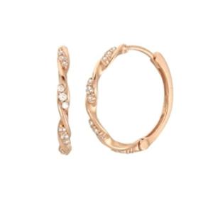 [로이드] 트위스트 링 14K GOLD 골드 귀걸이 LOFF2055G