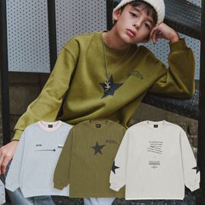 블루테일2 AZG3TS01SB1 주니어 공용 라운드 긴팔 티셔츠 3종 택 1 초등 2025년 가을