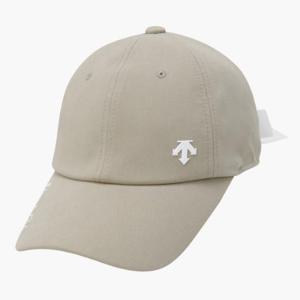 데상트골프모자 JQS DP32WFCP81-BEGG 여성 에센셜 리본 탈부착 볼캡 / Beige