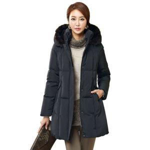 나오미 밍크후드다운패딩코트