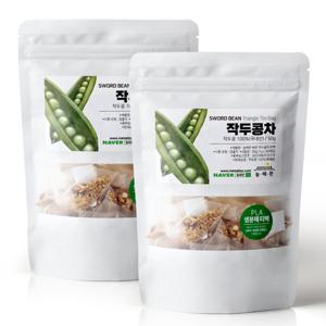 늘해찬  볶은 작두콩차 티백 삼각티백 대용량 100티백
