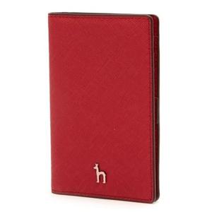 [헤지스ACC][인천터미널]HIHO2F134R2_[NOMAD]레드 퍼피로고 플랫 카드지갑