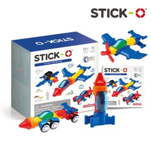 [짐보리플레이앤뮤직]스틱오 시티 세트 16PCS(부산본점) 선물포장