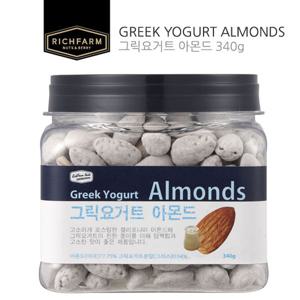 [리치팜너트]그릭요거트아몬드 340g 아몬드