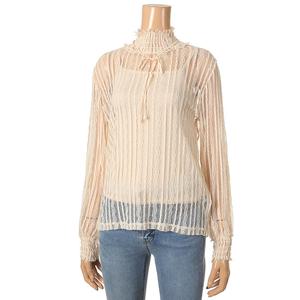 [시에로]레이스 러플 하이넥 블라우스 SG2SHF029