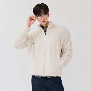 공용 베이직 퍼플리스 집업 점퍼-DFZU4302C0A