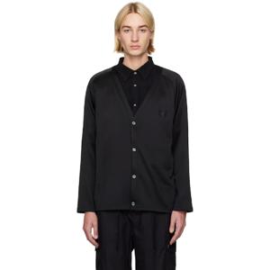 25 FW 니들스 남성 블랙 브이넥 가디건 242821M200008