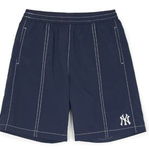 MLB 키즈 스티치 포인트 나일론 5부 팬츠(7ASMB0253-50NYS)