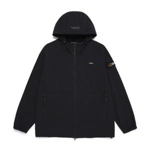 N252UFT840 아델리 경량 우븐 후드 풀집업 CARBON BLACK