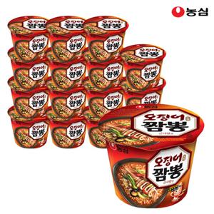 농심 오징어짬뽕 큰사발 115g x 16개(1박스)