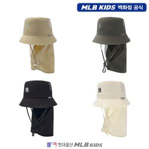 [MLB키즈US] (7AHTR0253) 아웃도어 메쉬배색 넥커버 버킷햇 아동모자 키즈모자