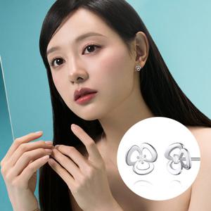 [스톤헨지][온라인단독] 러브 듀엣 실버 귀걸이 SA25B44T
