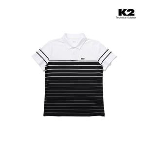 [케이투 (행사)]여성 여름 기능성 일상복 운동 반팔 카라 폴로 티셔츠 KWM24284GR