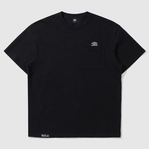 [엄브로] 썸머 싱글지 셋업 반팔티 UP221CRS66 BLK