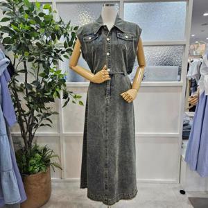 부루앤쥬디 sh06 데님카라뒤트임롱OPS MB BBRFDR102B