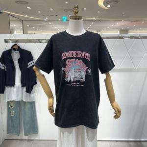[밸리걸] 프린팅 박시 티셔츠 818930