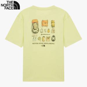 노스페이스 NT7UR07F 남여공용 루즈핏 캠프 바이브 반팔 티셔츠 KR