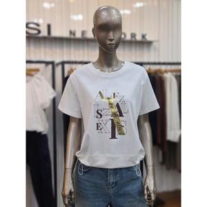 제시뉴욕 세이브존05 로고포인트 티셔츠 BFM5SZNLTT0280