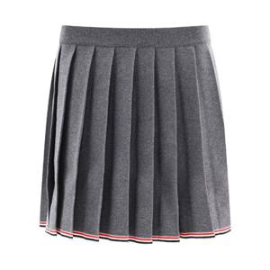 Thom Browne 플리츠 풀 니들 니트 스커트 FKK116AY1002 035 TP934803830