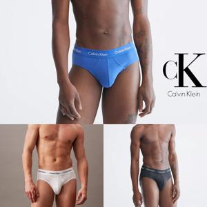 캘빈 클라인 Calvin Klein NB2613 남자 코튼 스트레치 힙 브리프 3팩 삼각팬티