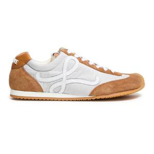 25 SS 로에베 남성 Ballet Runner 2 0 in nylon and calfskin grey white tan LOE644THGRY3ZAA100 TP857013303