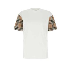 버버리 반팔 티셔츠 8042716 A1464 White