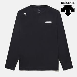 [데상트] 공용 에센셜 속건 긴팔 티셔츠 SP113XTL21BLK0 긴팔티