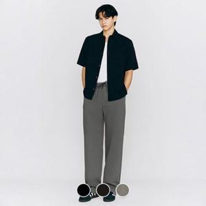[지오다노] 남성 시어서커 밴딩 여름 와이드 팬츠 115537
