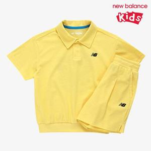[뉴발란스] 키즈 오버핏 카라티 셋업 NK9YF2602U-30 티셔츠