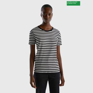 베네통 Striped short sleeve t-shirt 3F_3OA6E16A0_BK