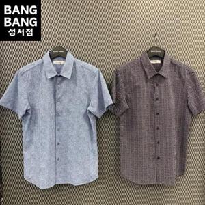 뱅뱅빅사이즈 HC04 남성 시어서커 쿨 반팔 남방 BSL313