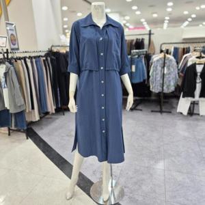 레노마레이디 sh06 셔츠형 원피스 R2F21WOP120