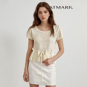 ATMARK 숏스트링웨이라운드니트_AA53KN097G