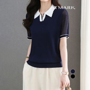 ATMARK 오픈카라시스루슬리브니트_AA53KN098G