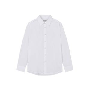 [지이크]코튼혼방 롱포인트 칼라 와이셔츠 화이트 (PHBAH5661)