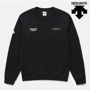 [데상트]데상트 에센셜 그래픽 맨투맨 SP123UHT12BLK0 긴팔티 스