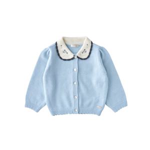 밍크뮤HB(BL)블루모노자수가디건(35A1520003) 신생아 유아동의류 선물