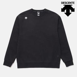 [데상트]데상트 백그래픽 컴포트핏 맨투맨 SP323UHT71BLK0 티셔