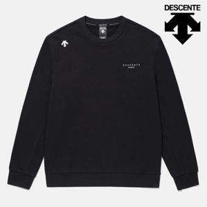 [데상트] 클라우드 스웨트 스몰 워딩 맨투맨 SP323UHT82BLK0 티셔츠