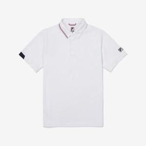 [휠라]테니스 퍼포먼스 배색 카라티셔츠  FS2TSF2322M_WHI